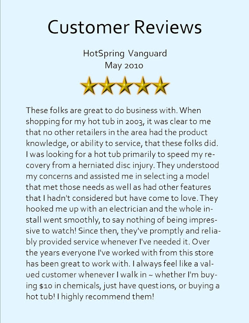 Customer reviews  May Vanguard 2010