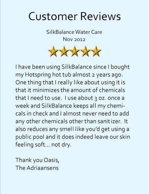Customer reviews Silk Balance Nov 2012