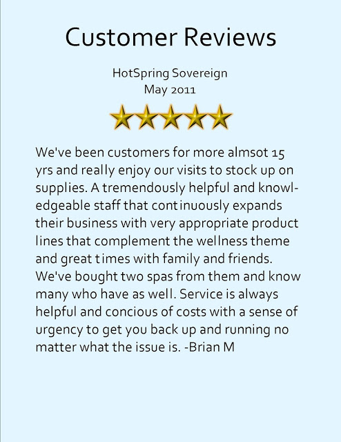 Customer reviews Sovereign May 2011