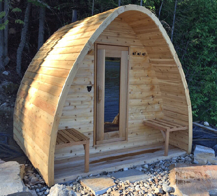 Outdoor Pod Sauna