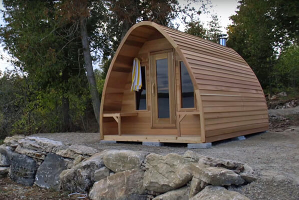 Outdoor Sauna Pod