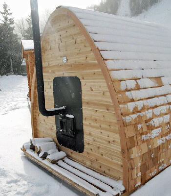 Outdoor Pod Sauna