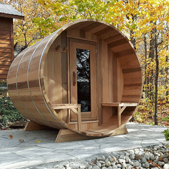 Dundalk Clear Cedar Barrel Sauna