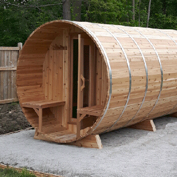 Dundalk Knotty Barrel Sauna