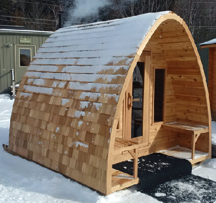 Outdoor Pod Sauna