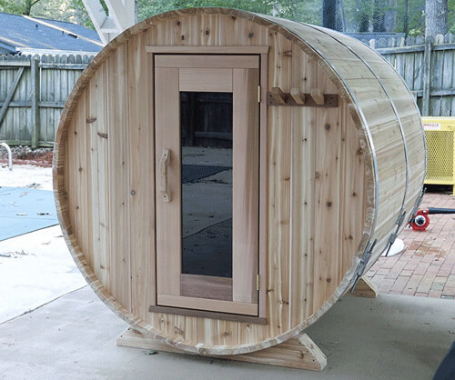 Knotty Cedar Sauna