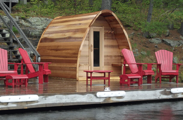 Outdoor Sauna Pod