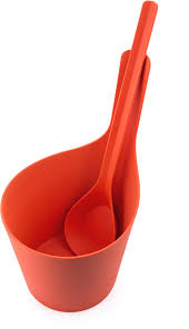 Rento Pasara Bucket & Ladle - Wild Strawberry Orange