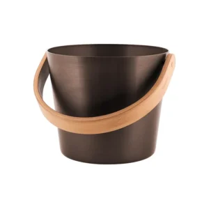 RENTO Aluminum Sauna Bucket, Carry Handle